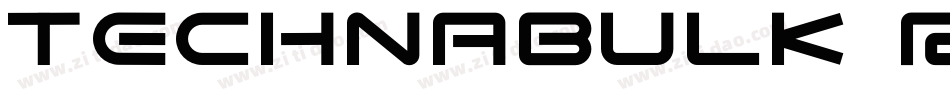 Technabulk Regular字体转换